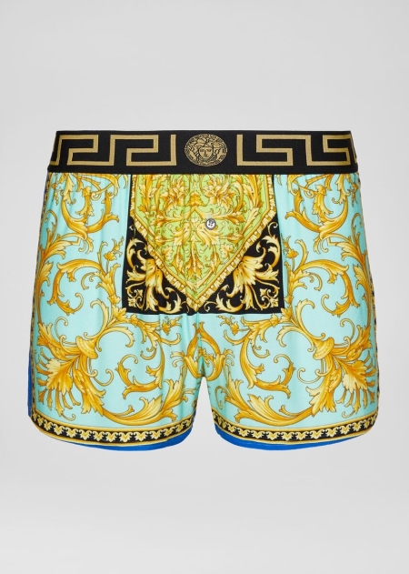 Boxeri Versace Le Pop Classique Print Barbati | HGNCLMS-49